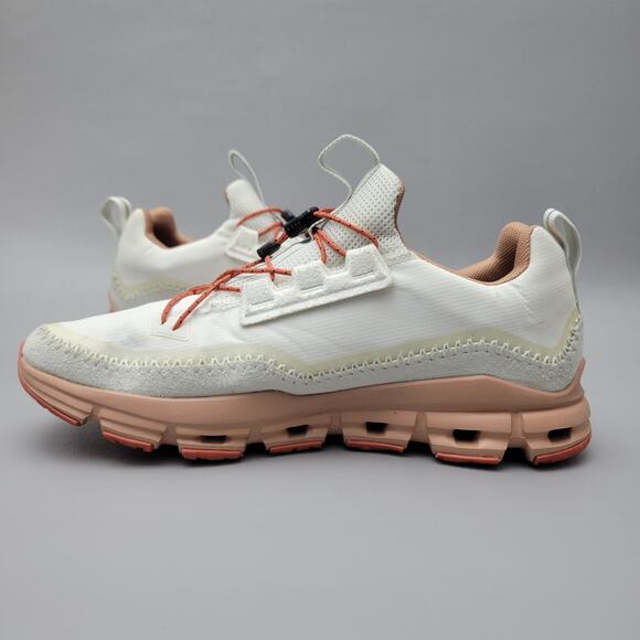 ON CLOUDAWAY ICE CHILI RED GREY WHITE RUNNING SHOES SZ 9 Womens - Picture 4 of 16